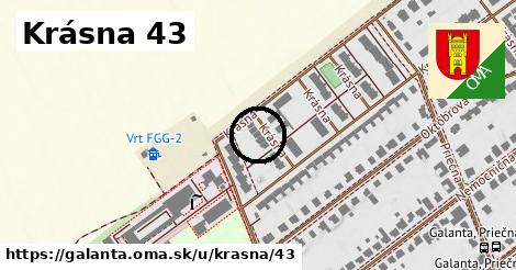 Krásna 43, Galanta