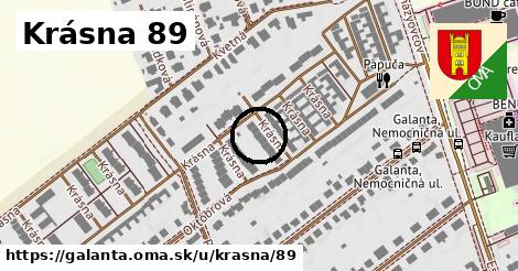 Krásna 89, Galanta