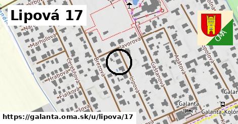 Lipová 17, Galanta