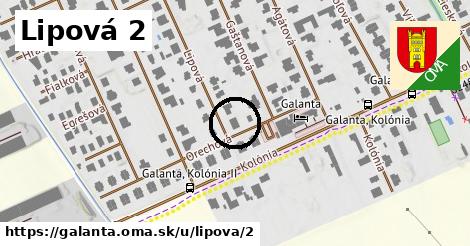 Lipová 2, Galanta