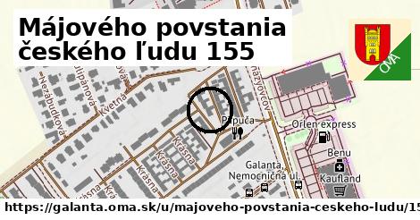 Májového povstania českého ľudu 155, Galanta