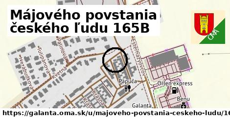 Májového povstania českého ľudu 165B, Galanta