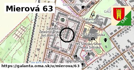 Mierová 63, Galanta