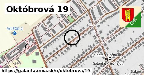 Októbrová 19, Galanta