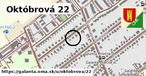 Októbrová 22, Galanta