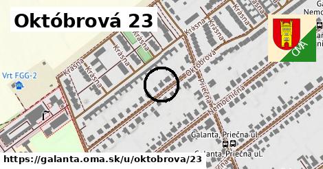 Októbrová 23, Galanta