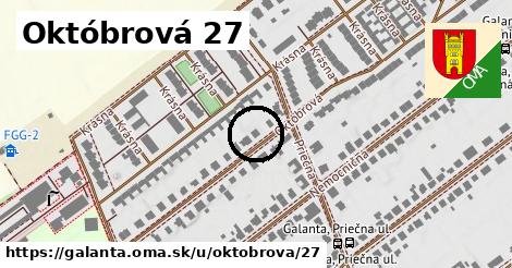 Októbrová 27, Galanta