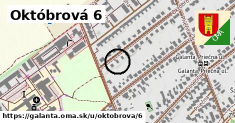 Októbrová 6, Galanta