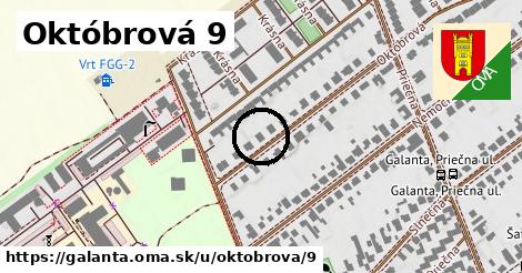 Októbrová 9, Galanta