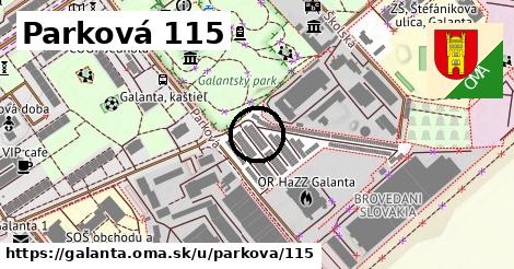 Parková 115, Galanta