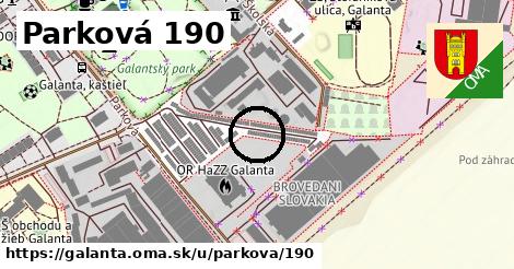 Parková 190, Galanta
