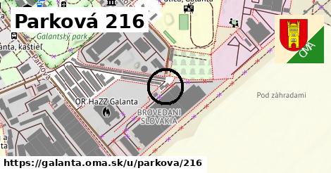 Parková 216, Galanta