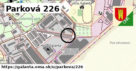 Parková 226, Galanta