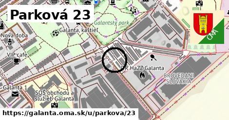 Parková 23, Galanta