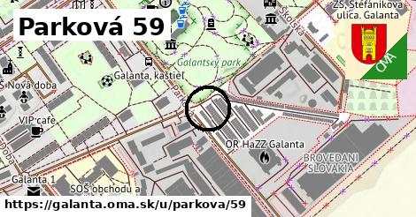 Parková 59, Galanta