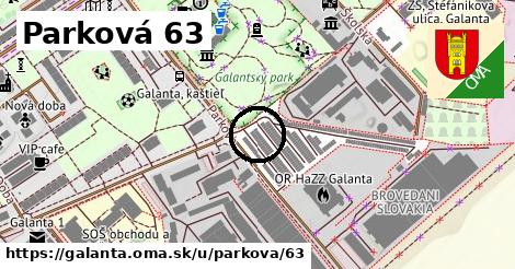 Parková 63, Galanta