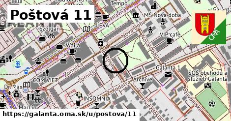 Poštová 11, Galanta