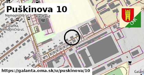 Puškinova 10, Galanta