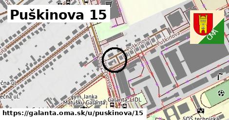 Puškinova 15, Galanta