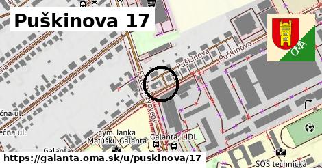 Puškinova 17, Galanta