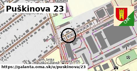 Puškinova 23, Galanta