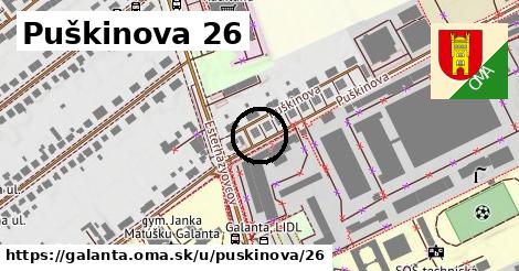 Puškinova 26, Galanta