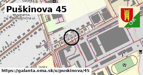 Puškinova 45, Galanta