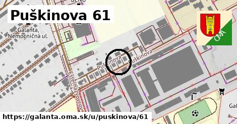 Puškinova 61, Galanta