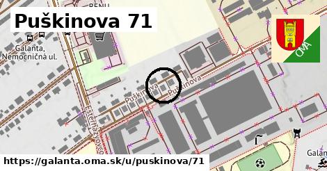 Puškinova 71, Galanta