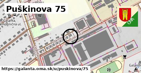 Puškinova 75, Galanta