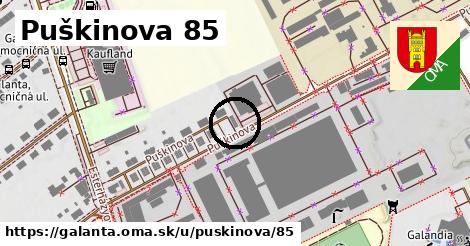 Puškinova 85, Galanta