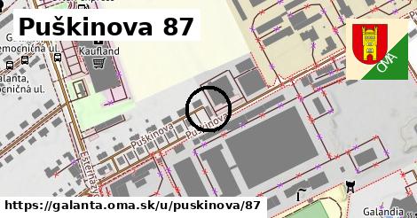 Puškinova 87, Galanta