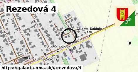 Rezedová 4, Galanta