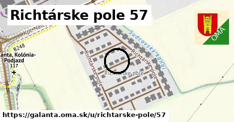 Richtárske pole 57, Galanta