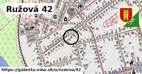 Ružová 42, Galanta