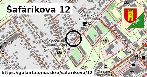 Šafárikova 12, Galanta