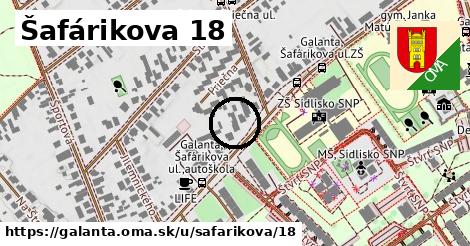 Šafárikova 18, Galanta