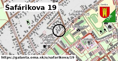 Šafárikova 19, Galanta