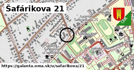 Šafárikova 21, Galanta