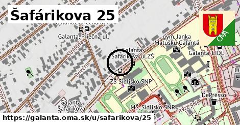 Šafárikova 25, Galanta