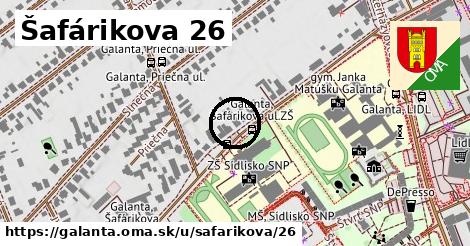 Šafárikova 26, Galanta