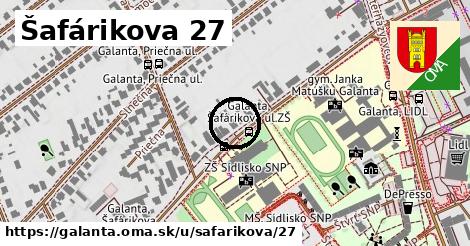 Šafárikova 27, Galanta