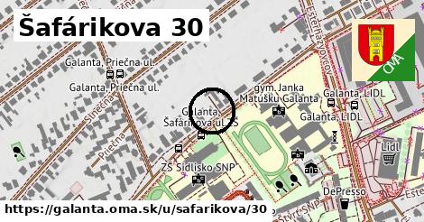 Šafárikova 30, Galanta