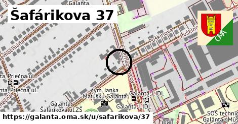 Šafárikova 37, Galanta