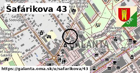 Šafárikova 43, Galanta