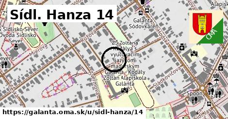 Sídl. Hanza 14, Galanta