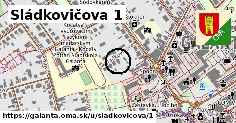 Sládkovičova 1, Galanta