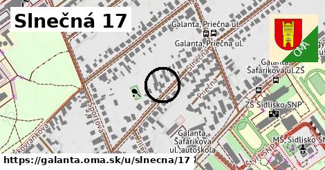 Slnečná 17, Galanta