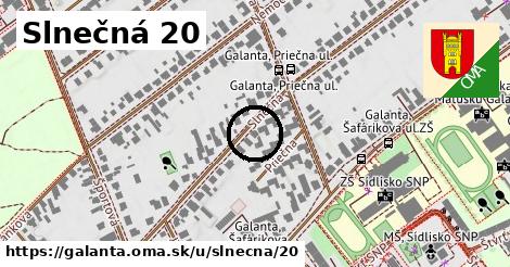 Slnečná 20, Galanta