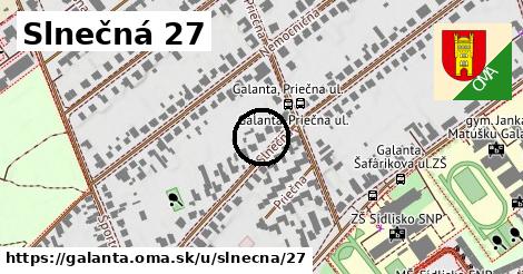 Slnečná 27, Galanta